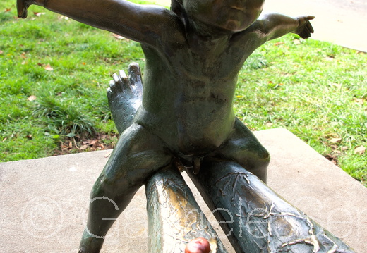 September 2014 Berlin, seit 1974 kann man sie antreffen, das Geschwisterpaar von Theo Balden