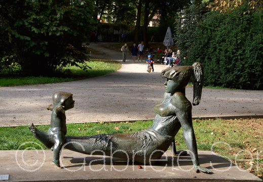 September 2014 Berlin, seit 1974 kann man sie antreffen, das Geschwisterpaar von Theo Balden