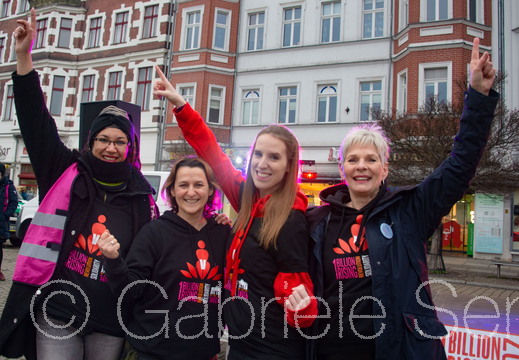 14. Februar 2023  – Berlin Köpenick  „One Billion Rising"  Aktion