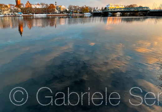 05.01.2026 Blick über die Dahme zur Altstadt  Köpenick